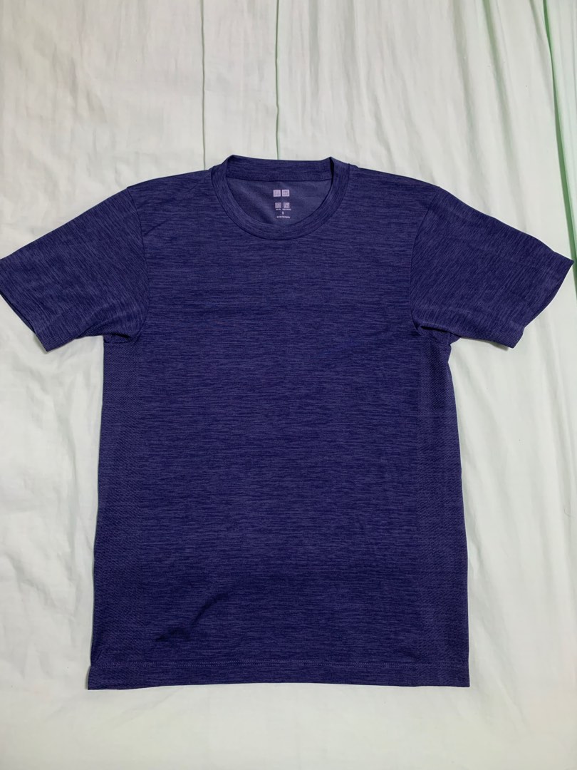 UNIQLO Men's Dry-EX Short Sleeve Fitness Athletic Crewneck T-Shirt