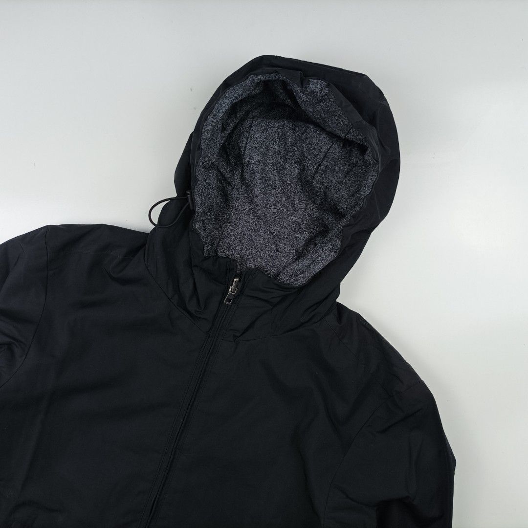 Uniqlo Reversible Parka Black Navy Uniqlo Mens Raincoat Reversible