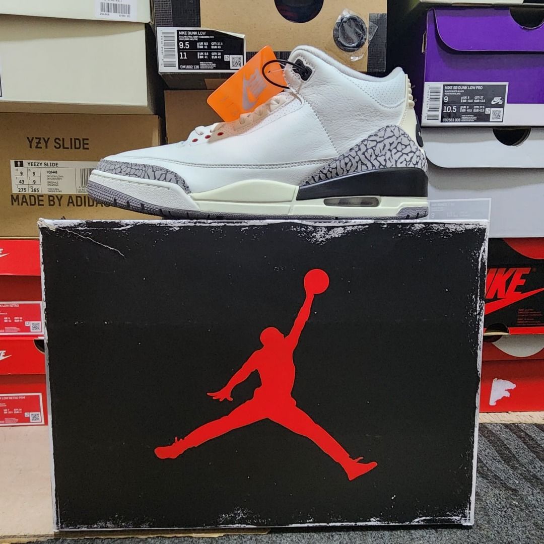 US 12 Jordan 3 White Cement Reimagined DN3707 100