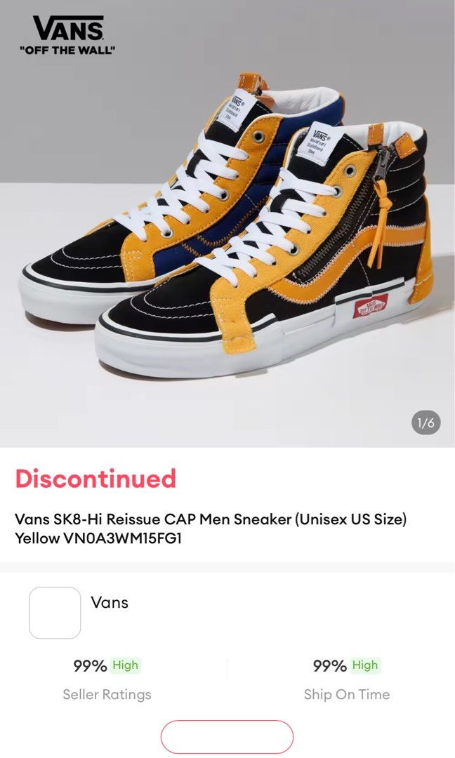 vans sk8 hi reissue