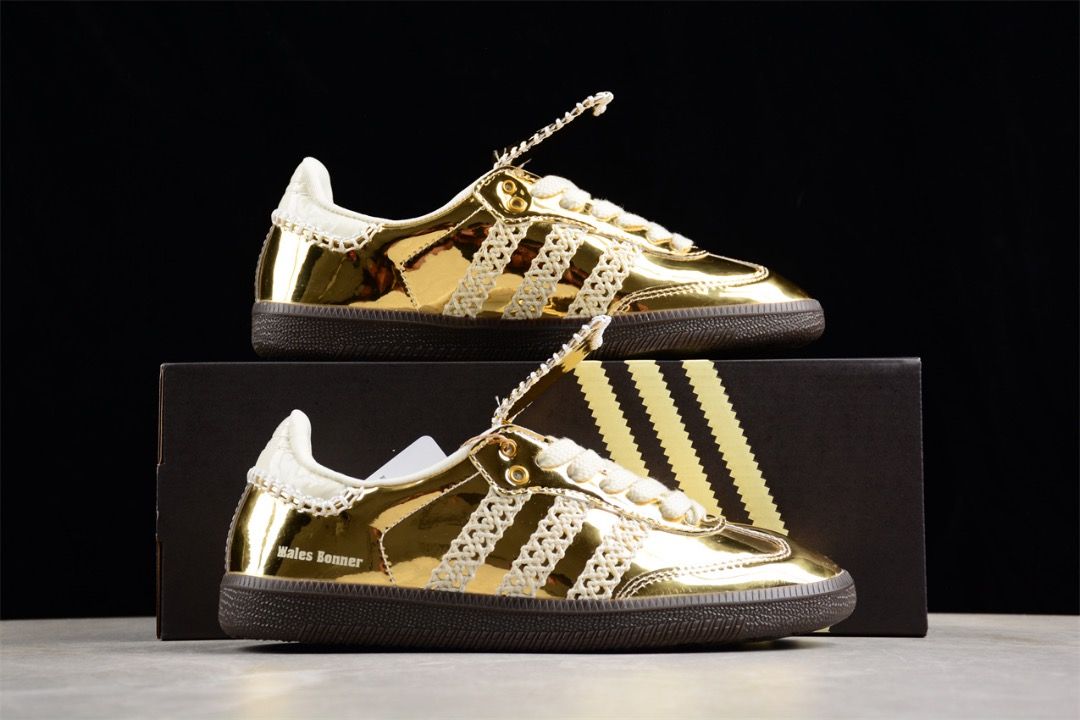 Wales Bonner x Adidas Samba Off White Gold Brown shoes Euro 36 45