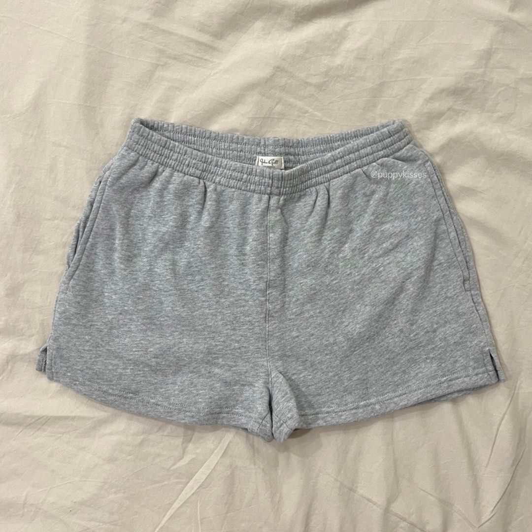 John Galt Gray Summer Sweat Shorts