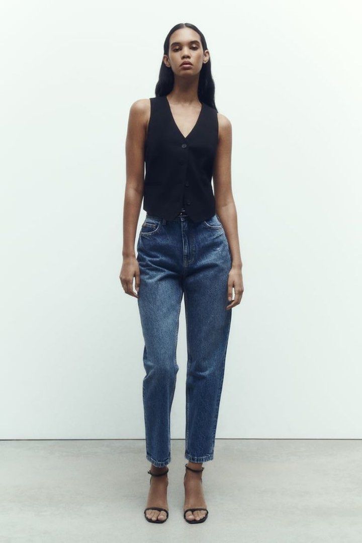 mom jeans for women zara