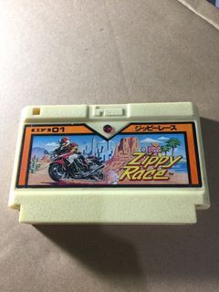 Zippy Race NEC Famicom Game cartridge