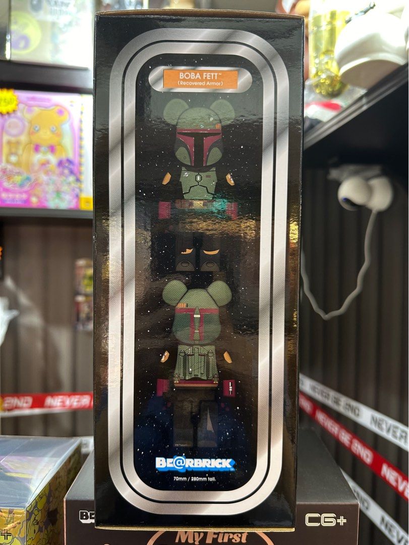 100% & 400% Be@rbrick BOBA FETT (Recovered Armor) Star War, 興趣及 