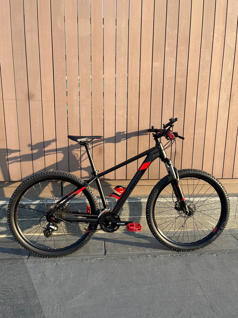 2022 Cube Aim Black n Red 27.5