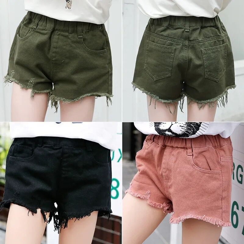 Teenage Girls Bottoms Shorts Kids Summer Clothing Casual Short