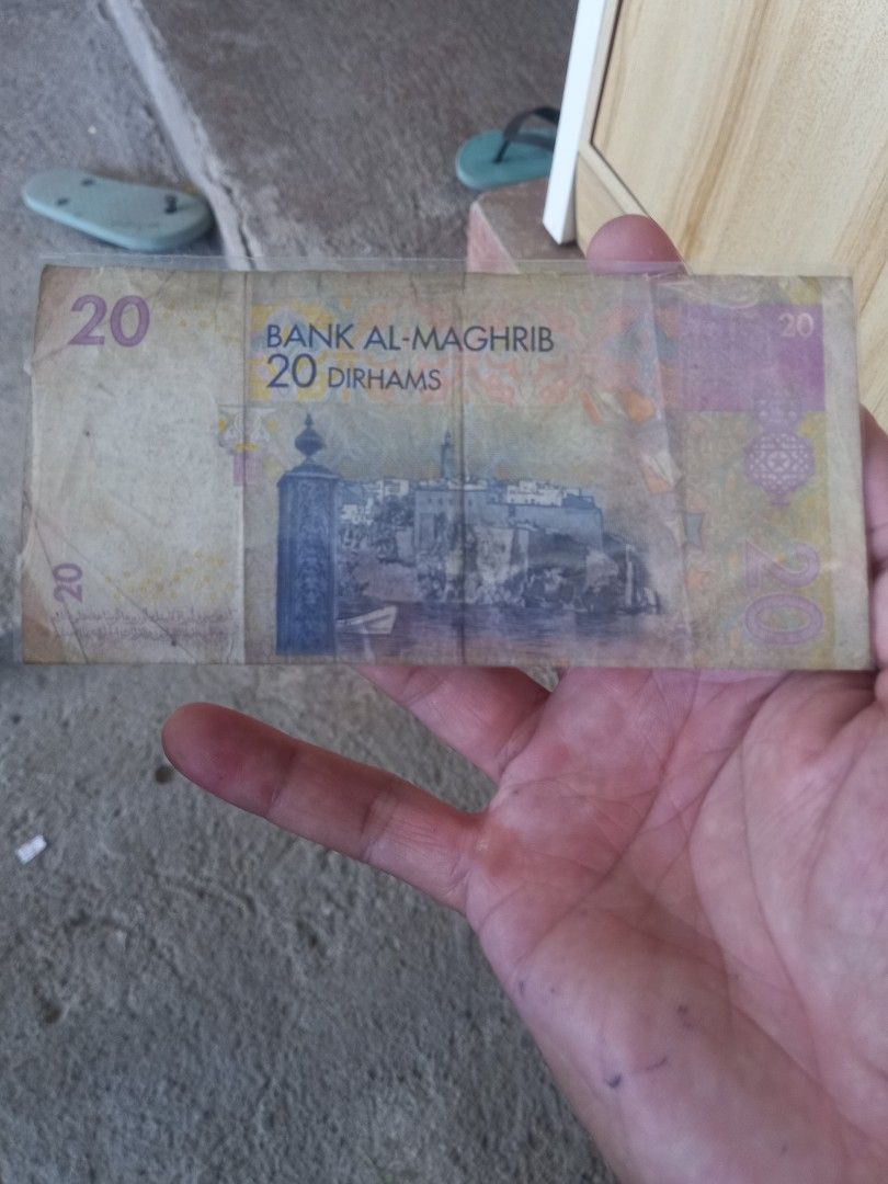 20 dirhams morocco (Category: Currency) located in Subic. Submitted by regiegabriel29 (Listing ID 1288719265, Image 2). Description: add sf.