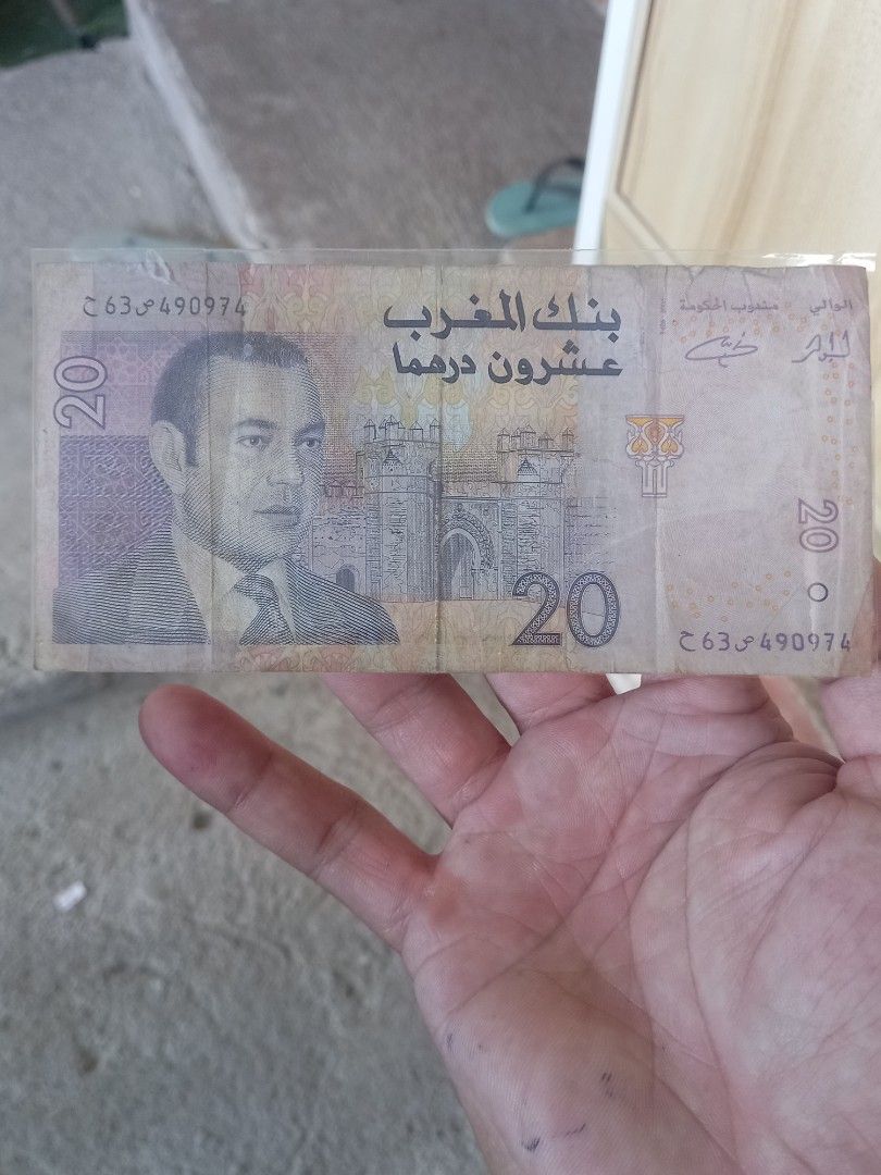 20 dirhams morocco (Category: Currency) located in Subic. Submitted by regiegabriel29 (Listing ID 1288719265, Image 1). Description: add sf.