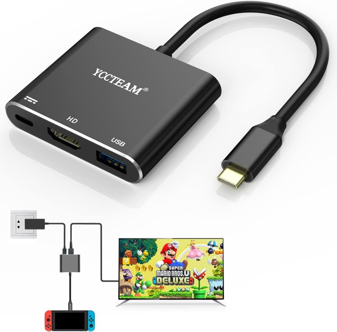 Hdmi usb c nintendo switch clearance