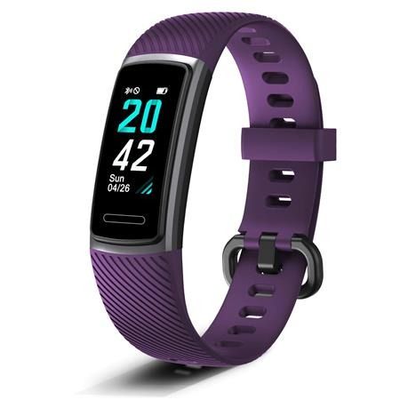 5528 Letsfit ID152 Fitness Tracker Smart Bracelet with Sleep Monitor IP68 Purple