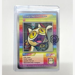Lucky Cat Coin Bank」 作品展・限定 村上隆 プロモカード-