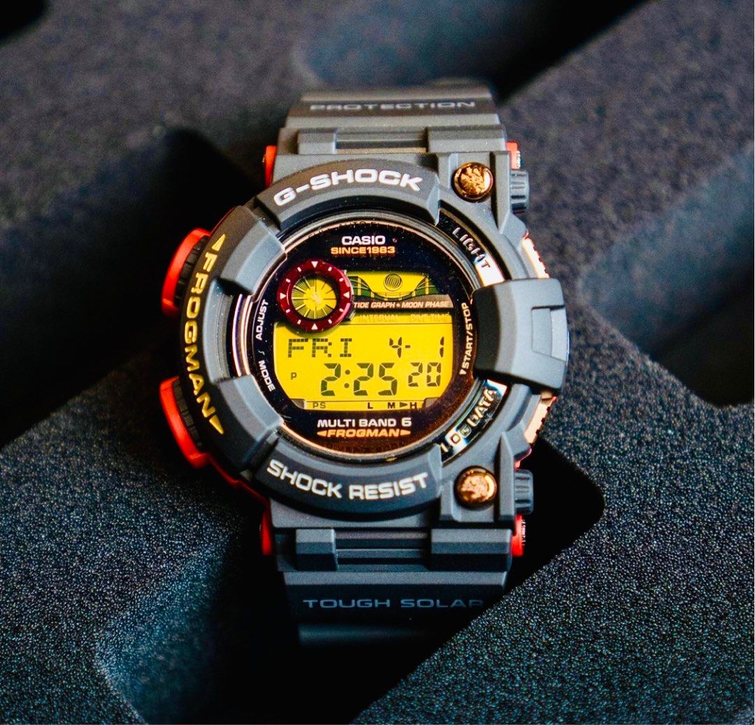 Authentic Jdm Japan Set Casio G Shock 35th Anniversary x Magma Ocean frogman collaboration GWF 1035F 1JR gwf 1035f 1jr gwf1035 casio gshock Frogman