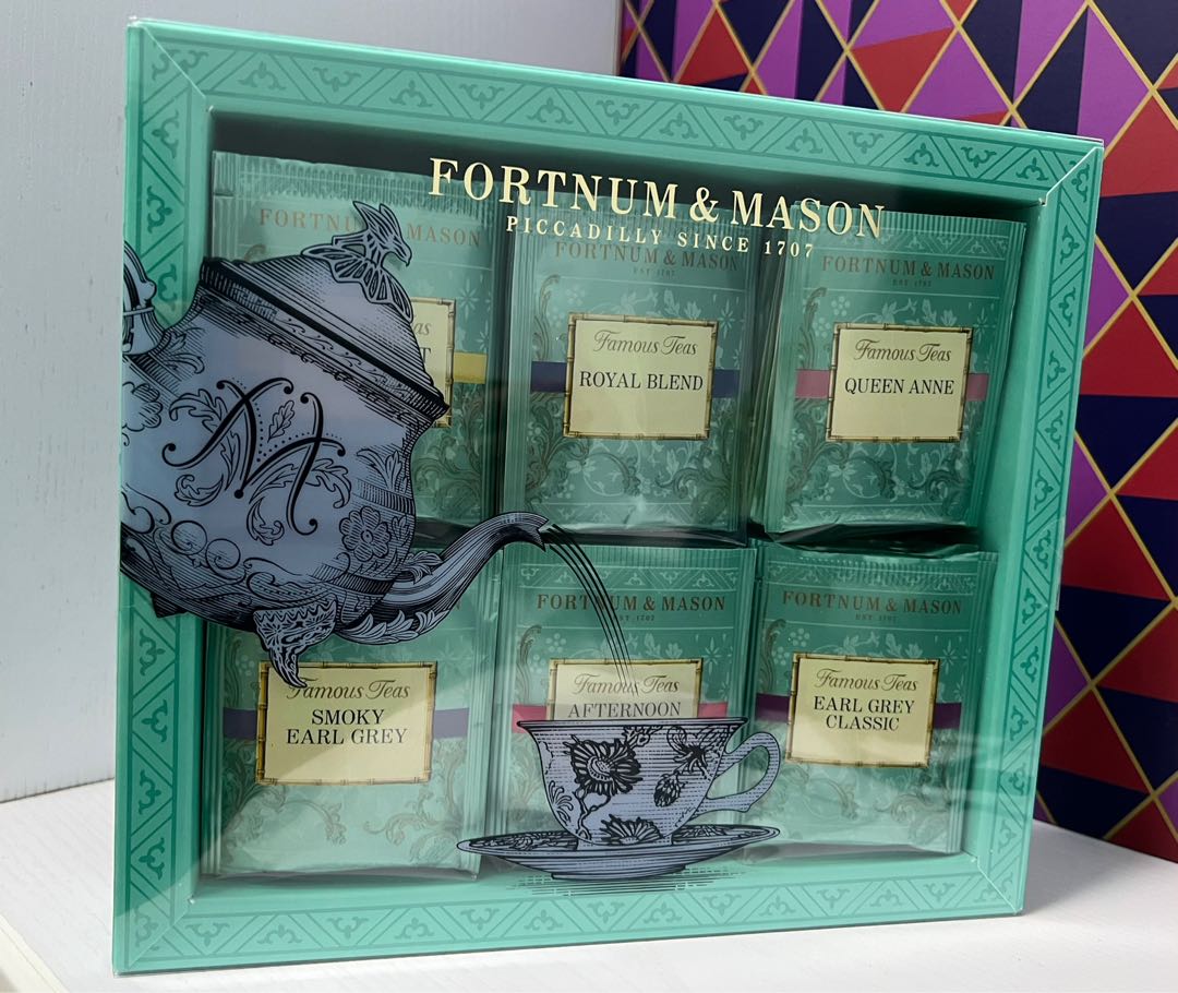 英國名牌Fortnum & Mason 名茶精選禮盒(60袋茶包）, 嘢食& 嘢飲, 其他