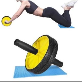 Ab Rocket 110 Wheel Total Body Exerciser Fitness Double Roller Exercise Color