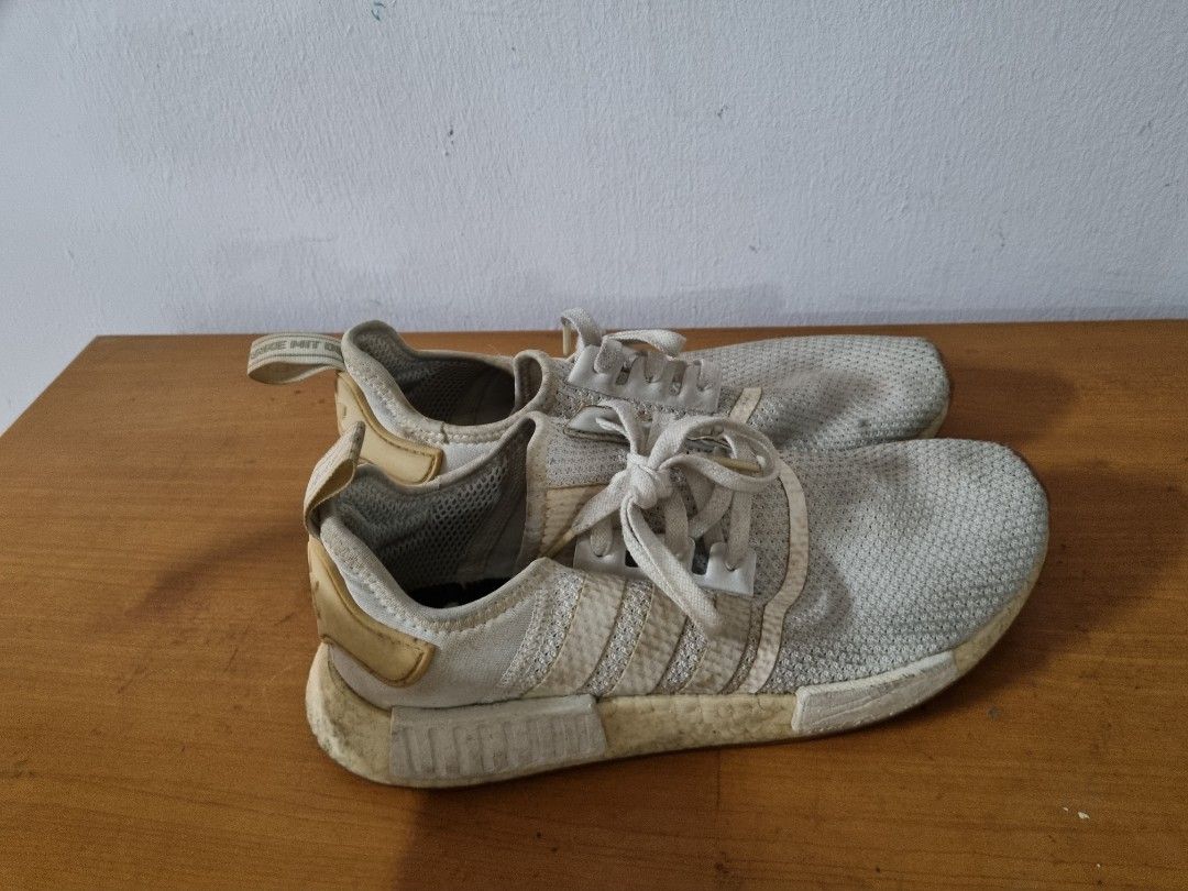Shoes Dirty Nmd Adidas NMD_R2 Cloud White Men's Running Shoes