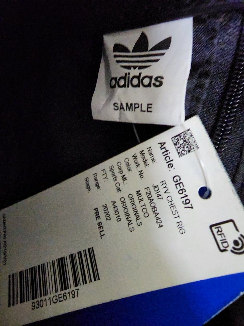 Adidas originals R.Y.V. CHEST RIG Bag sample edition Luxury Bags Wallets on Carousell