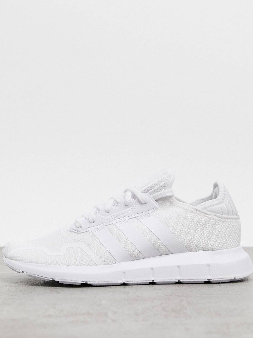Adidas Swift Run Triple White Shoes Women s Fashion Footwear