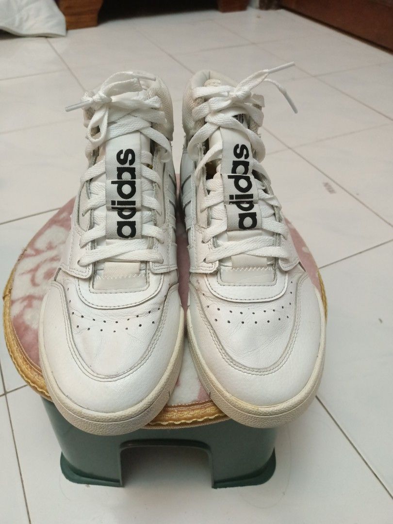 Adidas White Highcut Dropstep XI