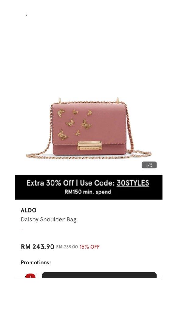 ALDO Dalsby Shoulder Bag Women s Fashion Bags Wallets