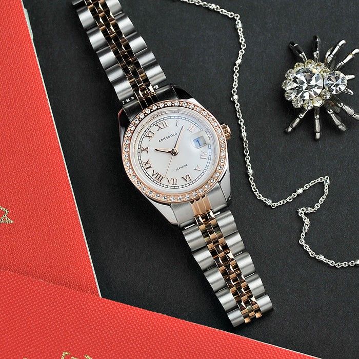 Aries gold womens watch clearance