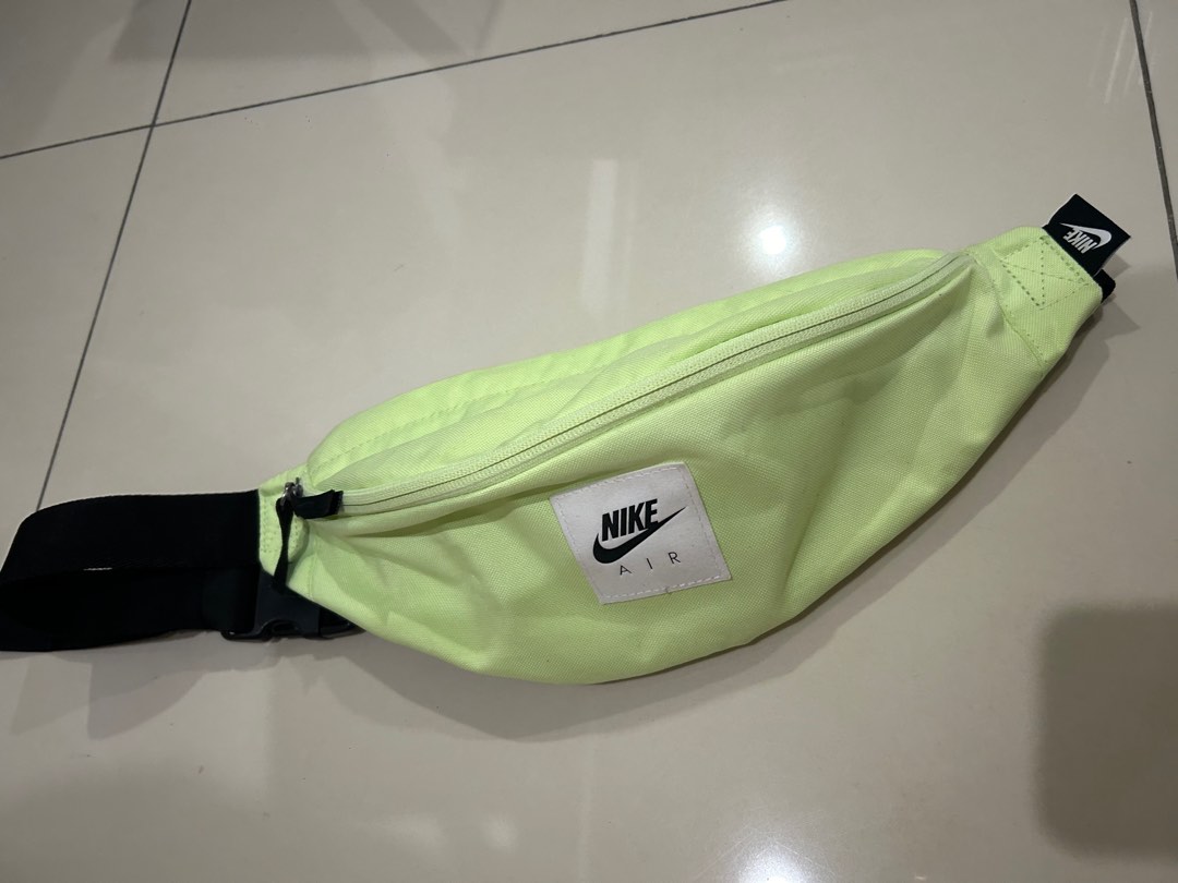 Authentic Nike light lime green bum bag