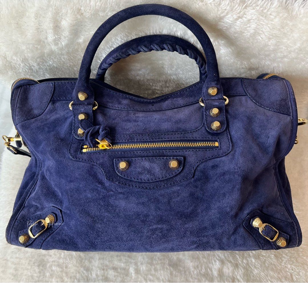 Cheap balenciaga suede bag deals