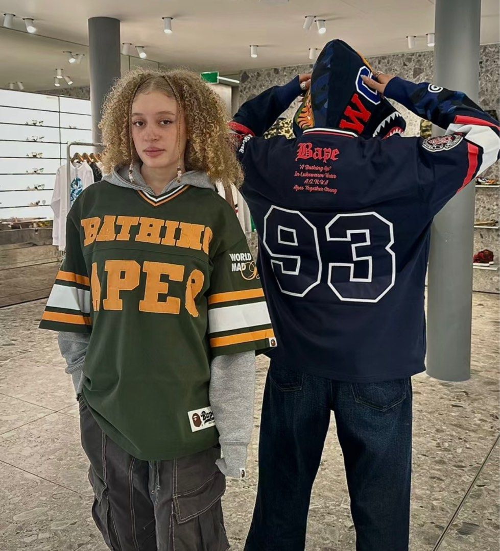 BAPE FOOTBALL JERSEY