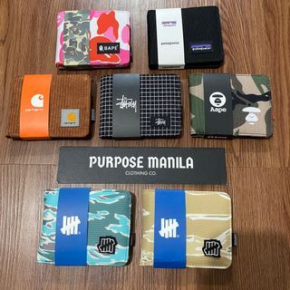 BAPE PATAGONIA CARHARTT STUSSY AAPE UNDEFEATED WALLET