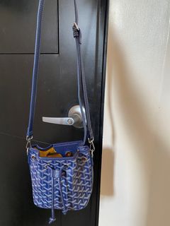 Blue Goyard Crossbody Bag