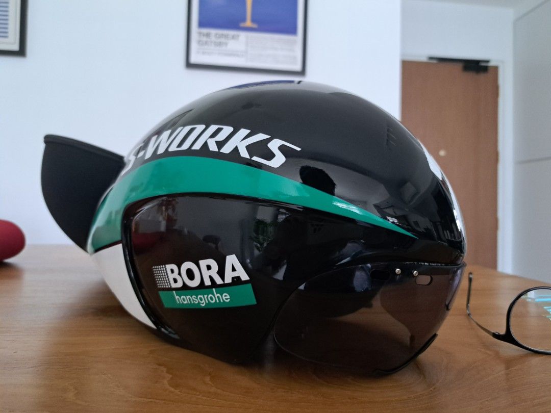 Bora Hansgrophe TT helmet, Sports Equipment, Bicycles Parts