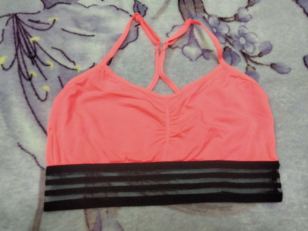 🅿️ Pink Black Razer Back Sports Bra, Women's Fashion, New Undergarments &  Loungewear on Carousell