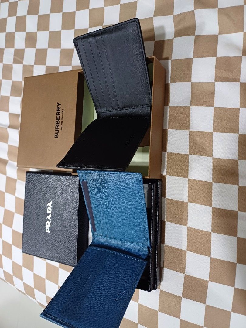 Burberry wallet 2025 vs prada