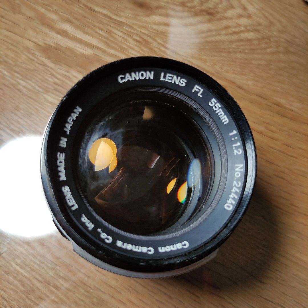 Canon FL 55mm f/1.2 - fast lens, Photography, Lens & Kits on Carousell
