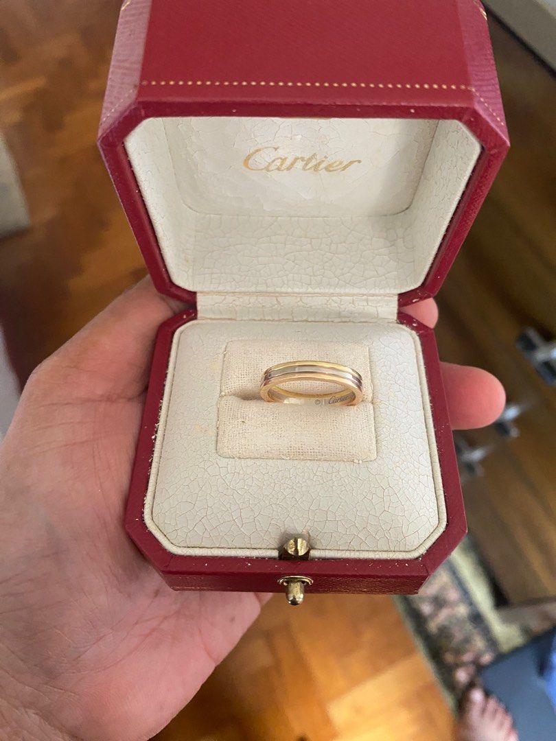 Cartier Louis Vendome Ring size 53 Luxury Accessories on Carousell