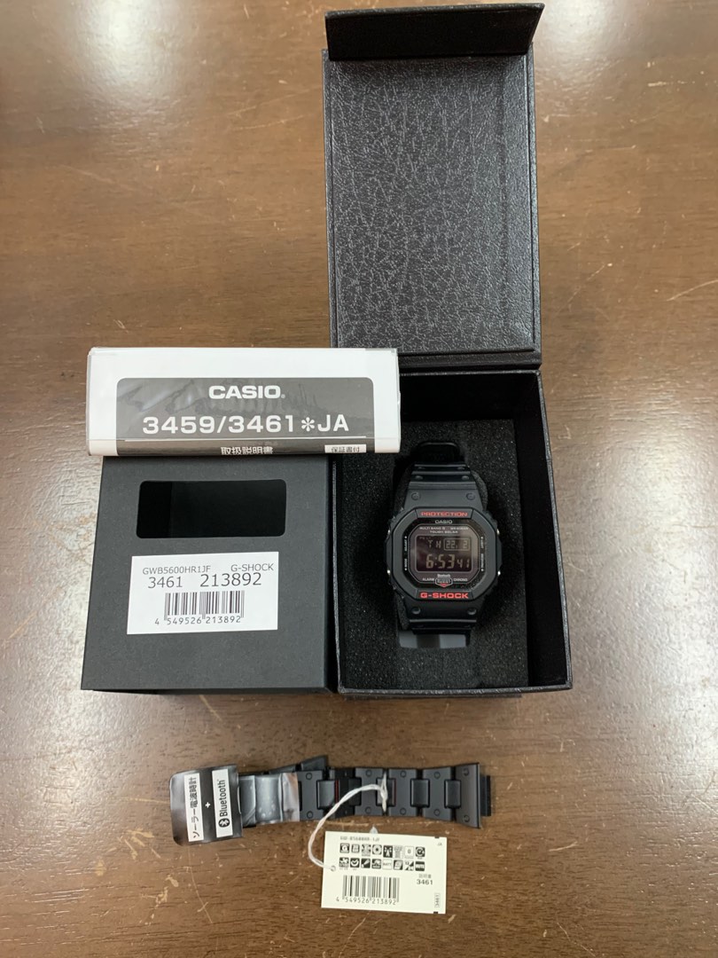 CASIO G SHOCK Bluetooth Solar GW B5600HR 1JF Men s Fashion