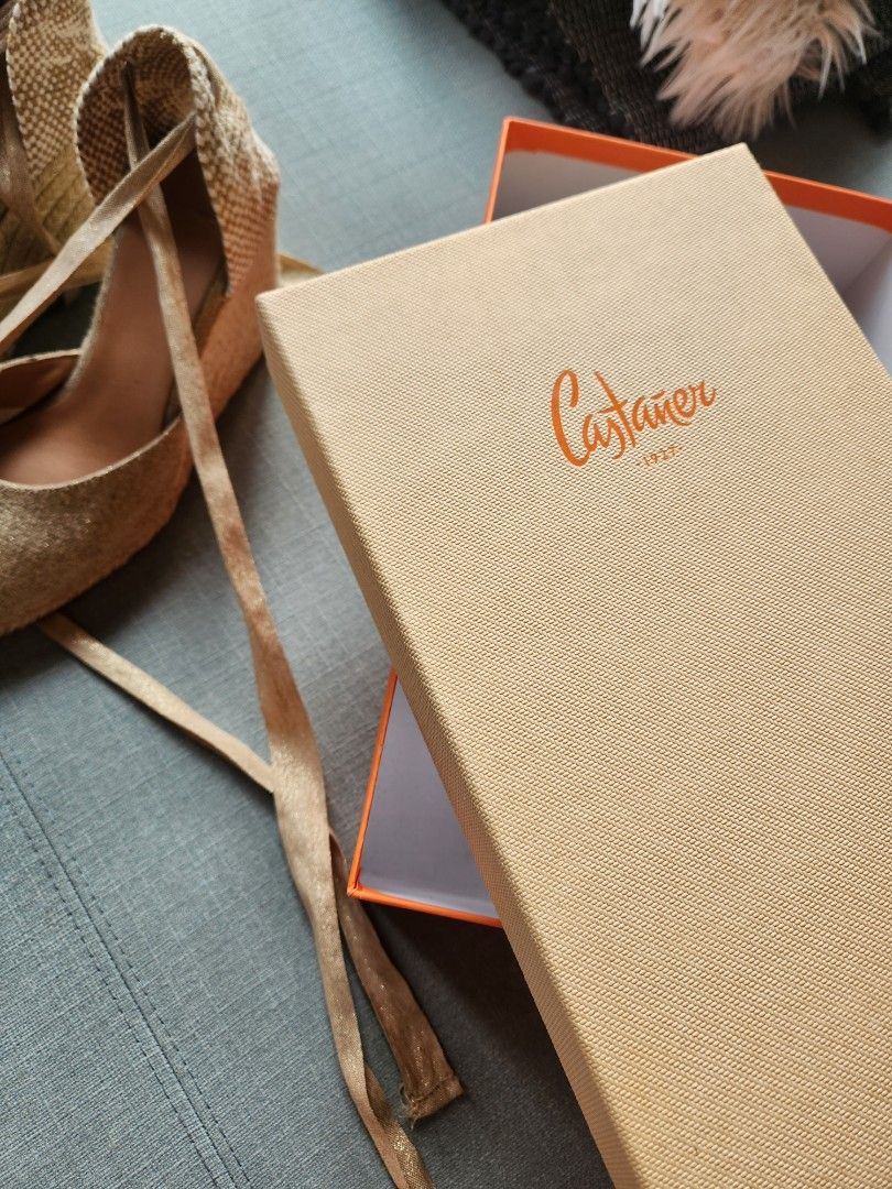 Castaner gold espadrilles sale
