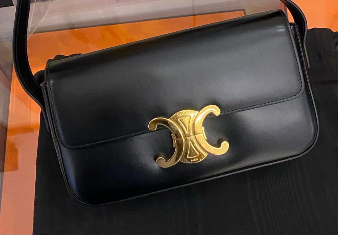 Gold top celine bag