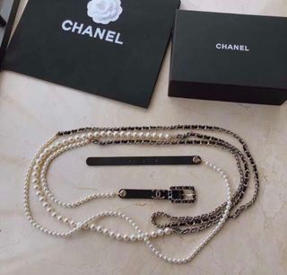 Chanel Belt Pearl