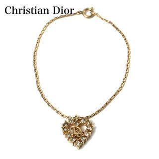 Christian Dior heart bracelet light stone