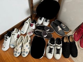 Red mens sales christian louboutin sneakers