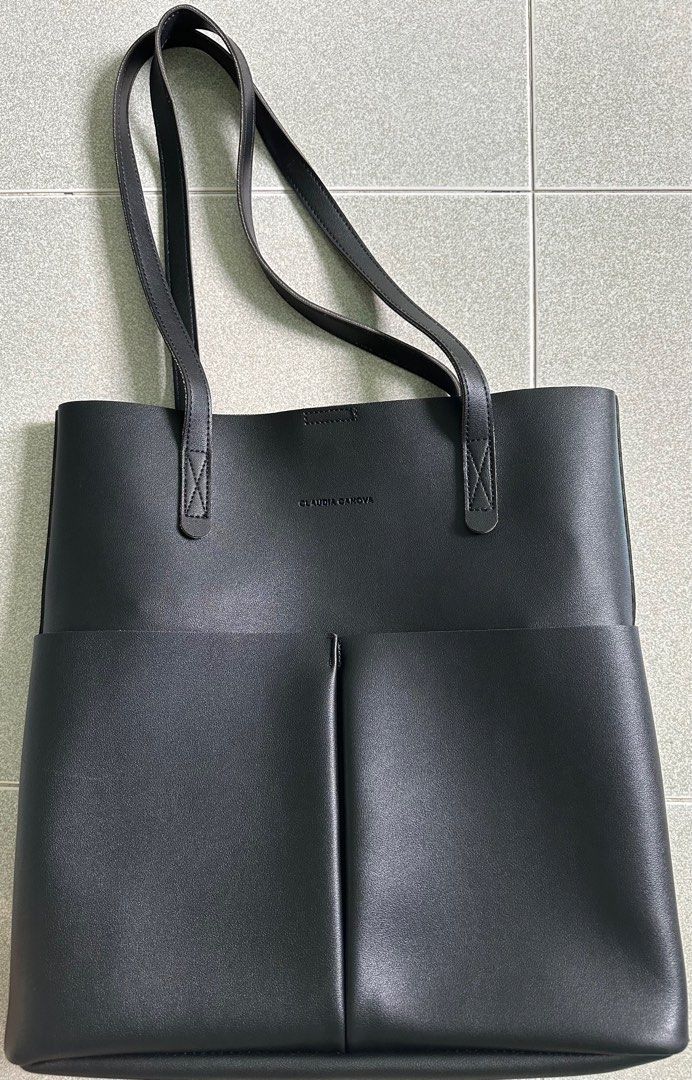 Claudia canova unlined best sale pocket shopper bag