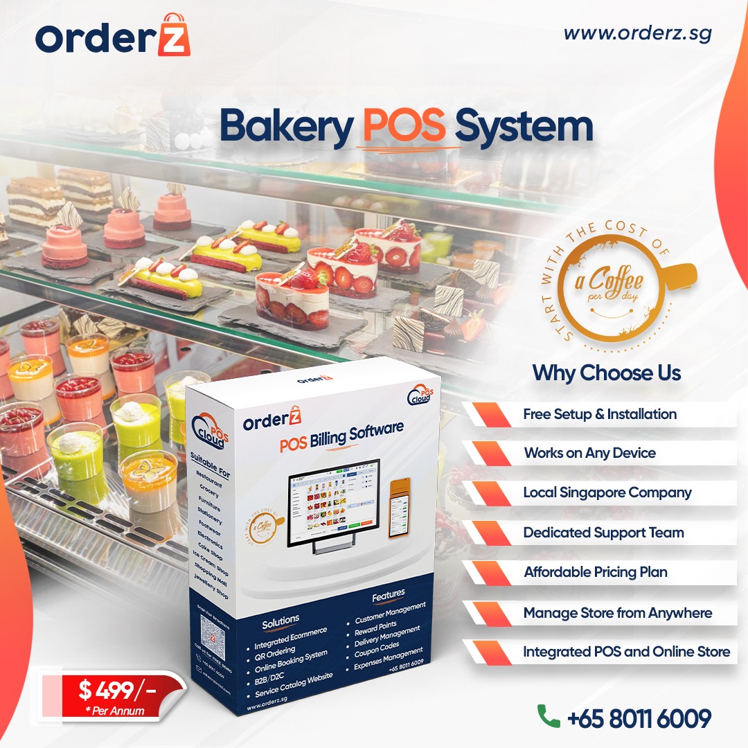 Complete Bakery POS Software with POS Device & Cash Drawer, Computers ...