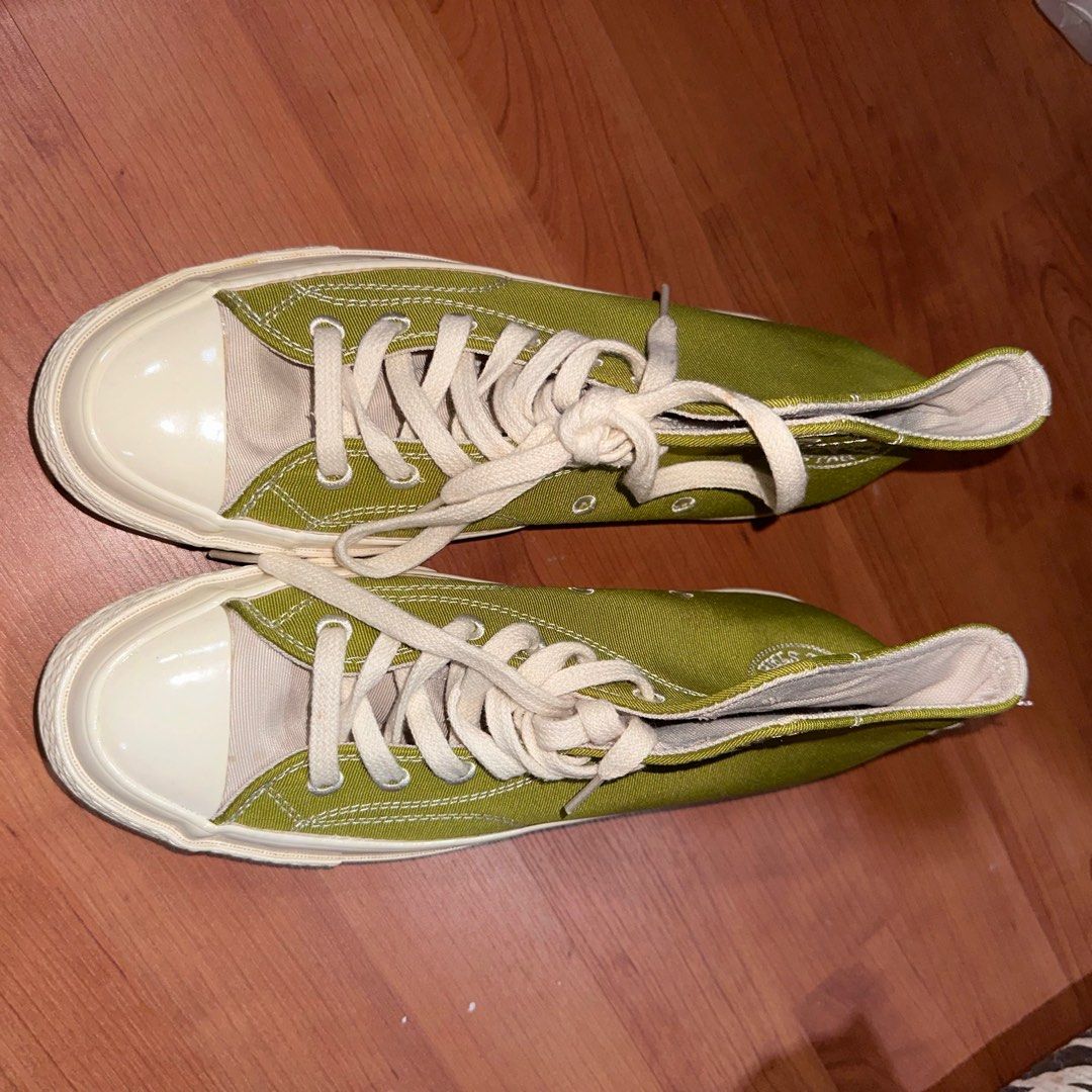 Converse Chuck 70 High Cut in Moss Men s Fashion Footwear Sneakers on Carousell