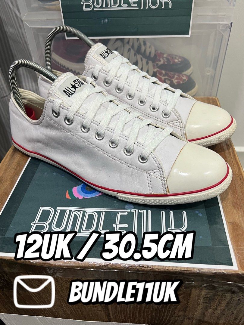 Converse Chuck Taylor Slim Ox Leather White 12UK Everything Else