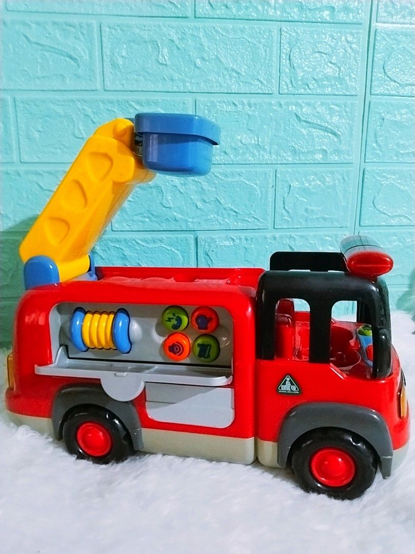 Early Learning Centre Happyland Lights Sounds Fire Engine Babies Kids Infant Playtime on Carousell