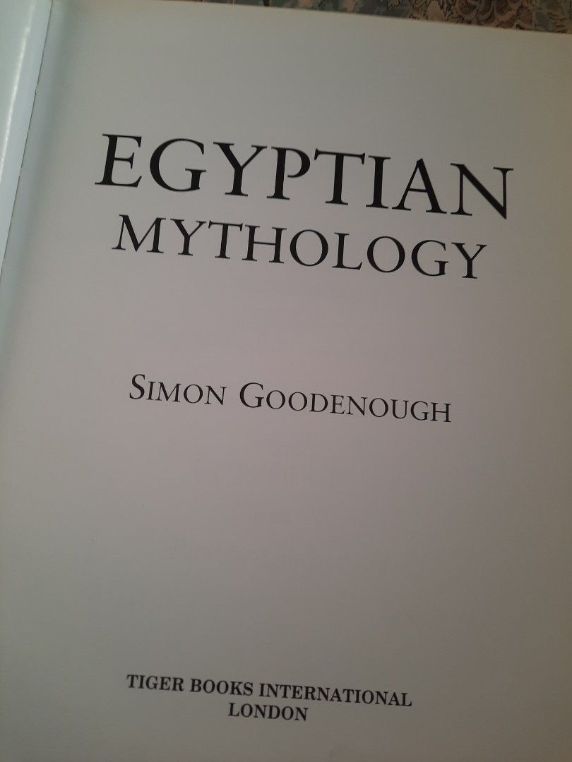 Egyptian Mythology, Hobbies & Toys, Books & Magazines, Fiction & Non ...