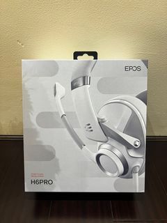 EPOS H6 Pro Wired Gaming Headset - White (Closed back)
