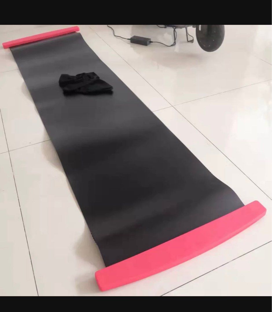 Exercise mat best sale slides on floor