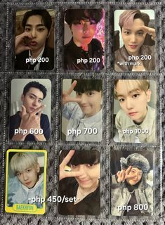 EXO OFFICIAL PHOTOCARDS EXIST TRADING CARD YZY POB SMCU 2022 WINTER ALBUM EXIST PC